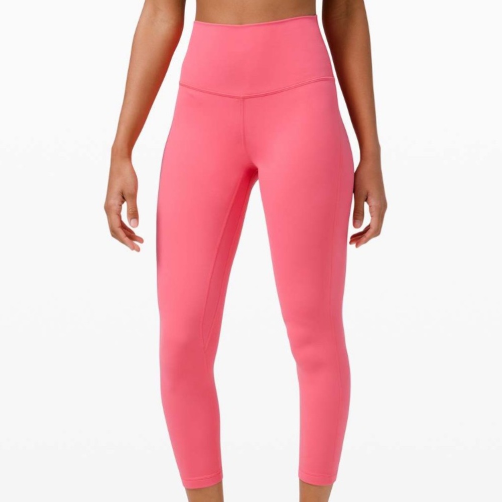 LULULEMON ALIGN LEGGINGS. SIZE 6. PINK. 25” length